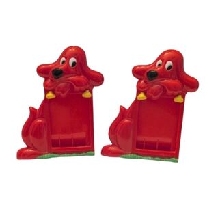 Vintage Subway Set Of Clifford The Big Dog Picture Frames